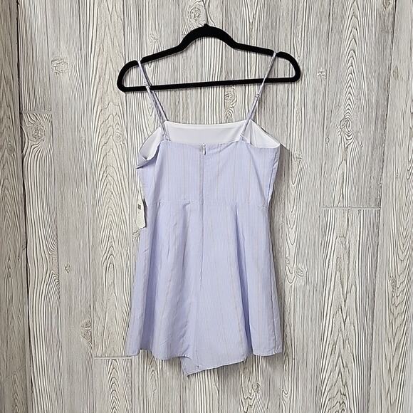 Altar'd State Faux Wrap Shorts Romper Blue Womens Size Small NWT - Picture 5 of 12